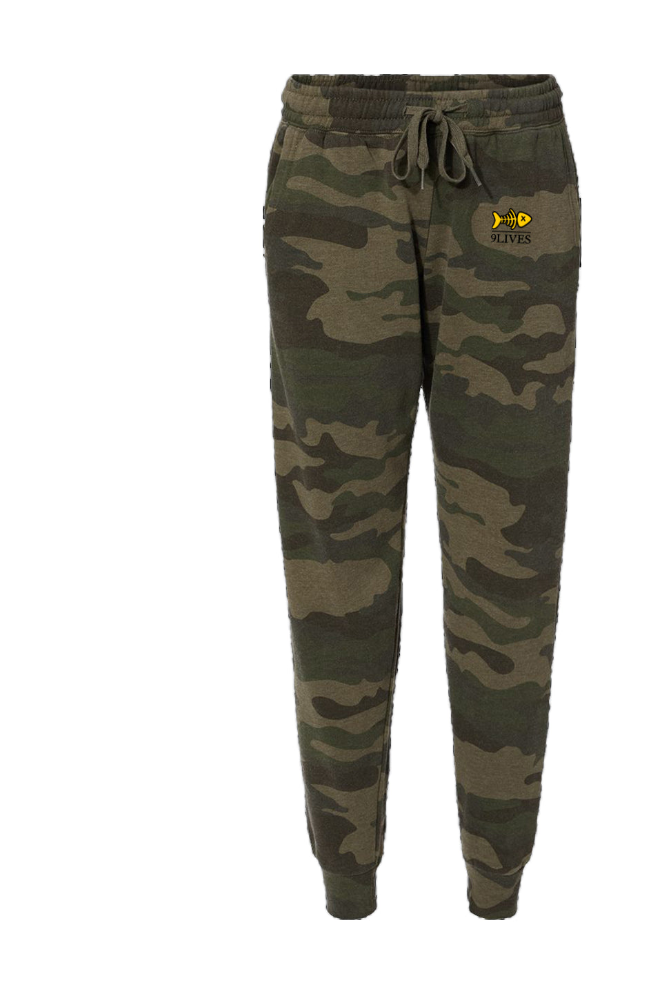 9LIVES Womens Camo Sweatpants