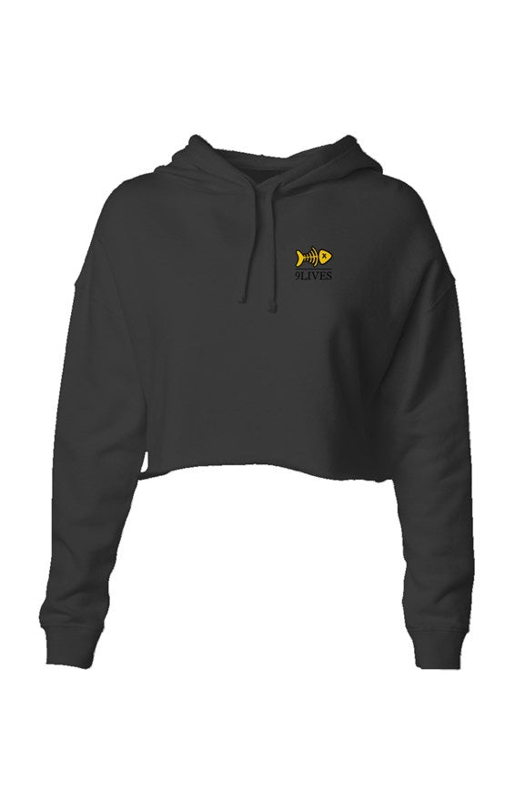 9 Lives Lightweight Crop Hoodie