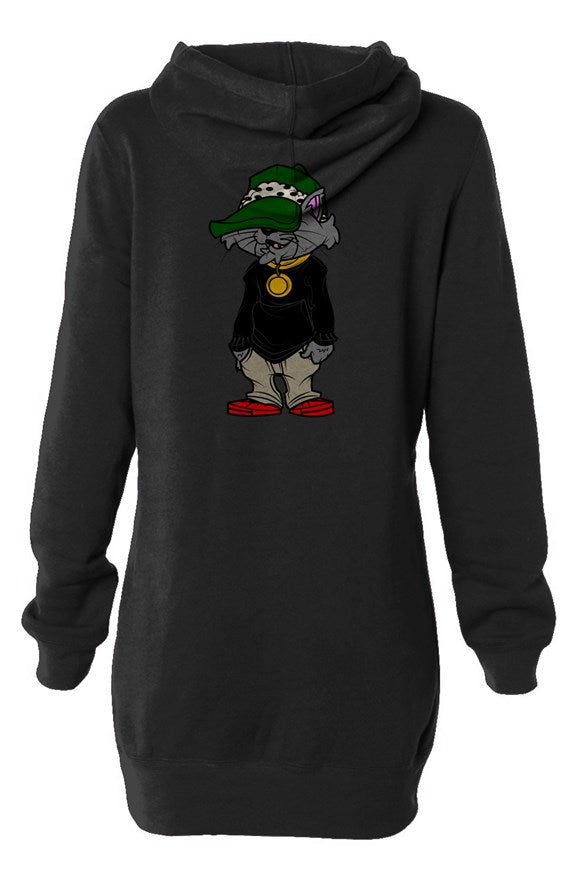 9lives Hooded Sweatshirt Dress