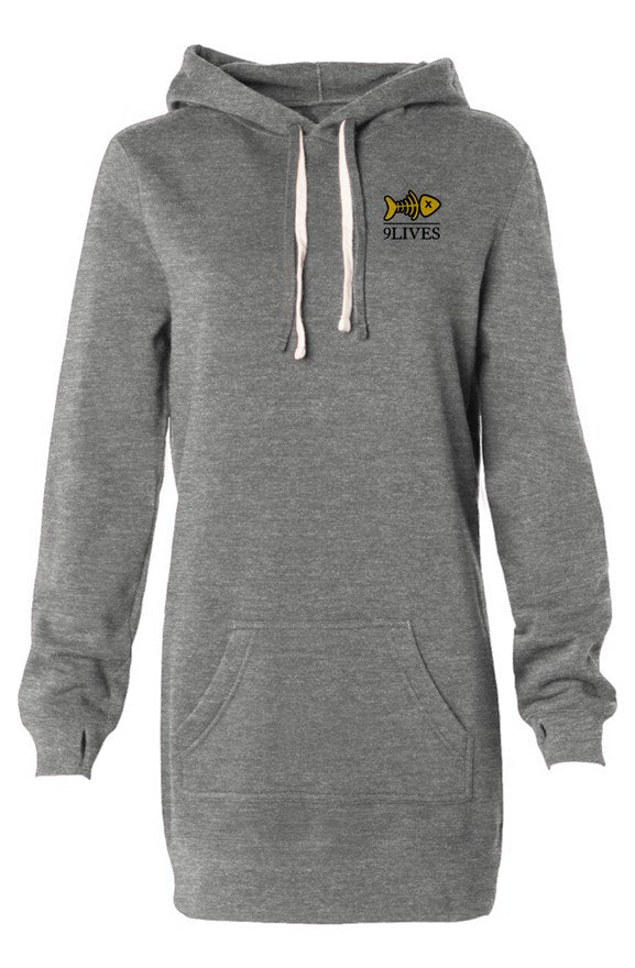 9Lives Hooded Sweatshirt Dress