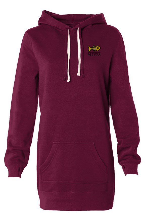 9Lives Hooded Sweatshirt Dress