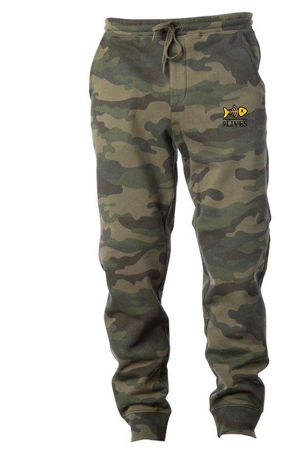 9lives Camo Joggers