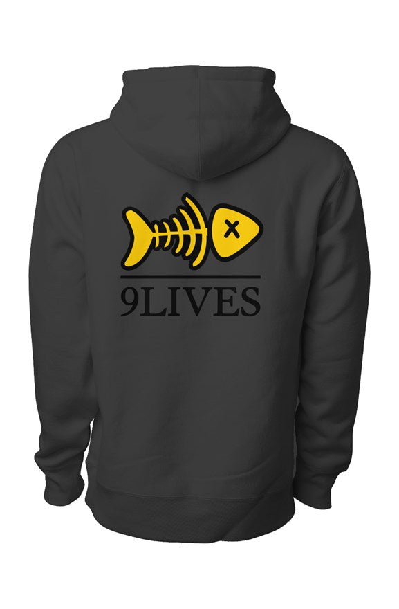 9Lives Heavyweight Cross Grain Hoodie